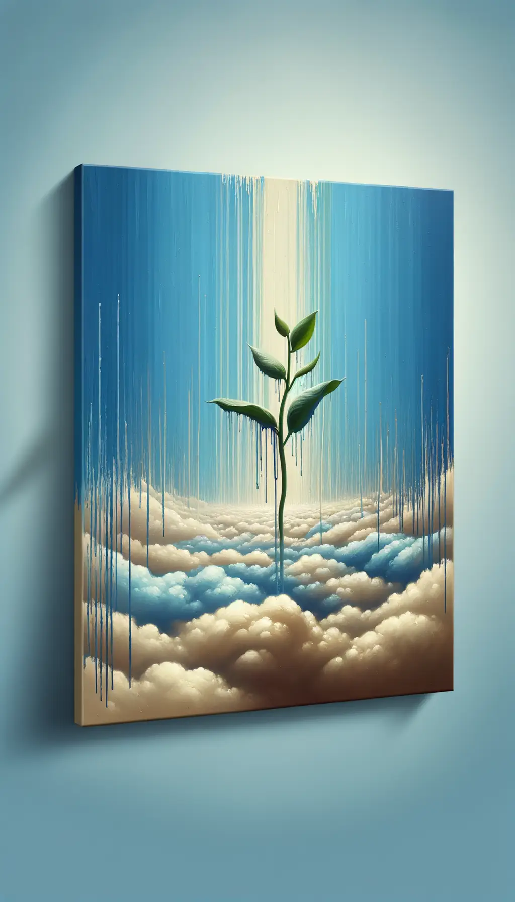 Ethereal Ascent: Azure Skies Unfurled