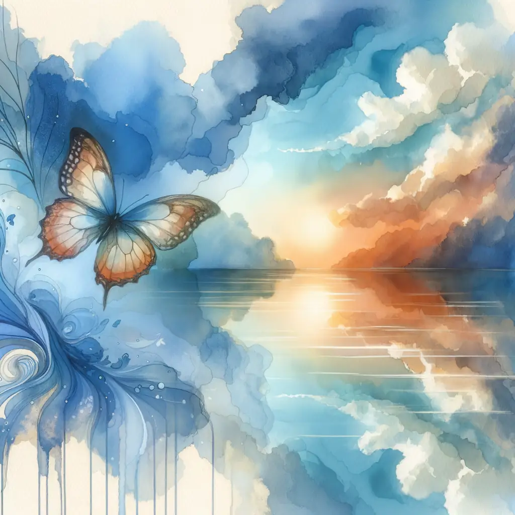 Whispers of Renewal: Tranquil Waters Embrace Transformation