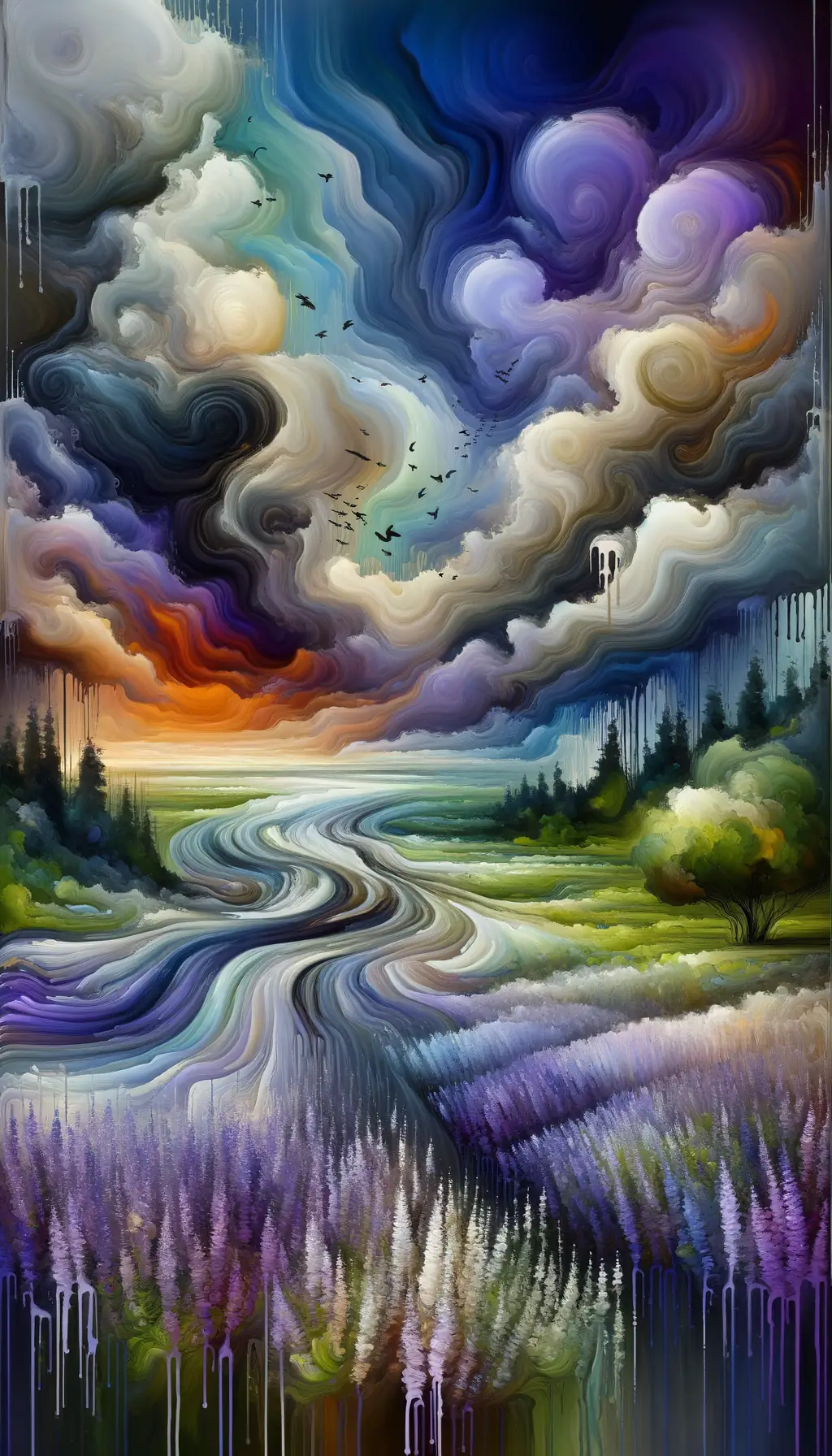 Whispers of Lavender: A Symphony of Emotions