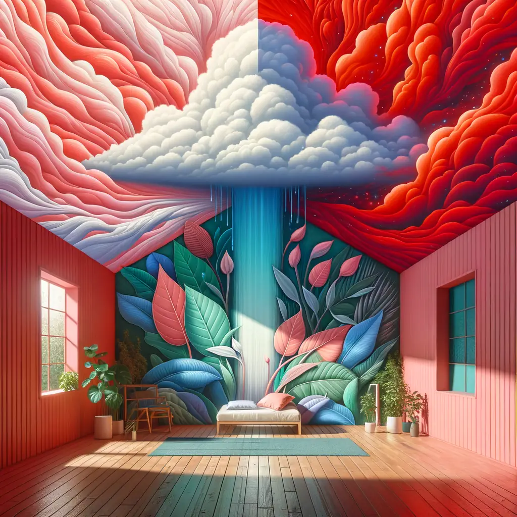 Metamorphosis of the Garden Within: A Storm's Healing Rain