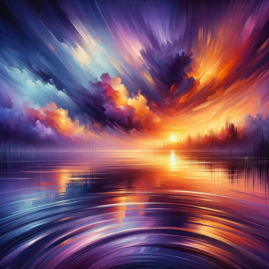 Whispers of Twilight: Ethereal Reflections on Calm Waters