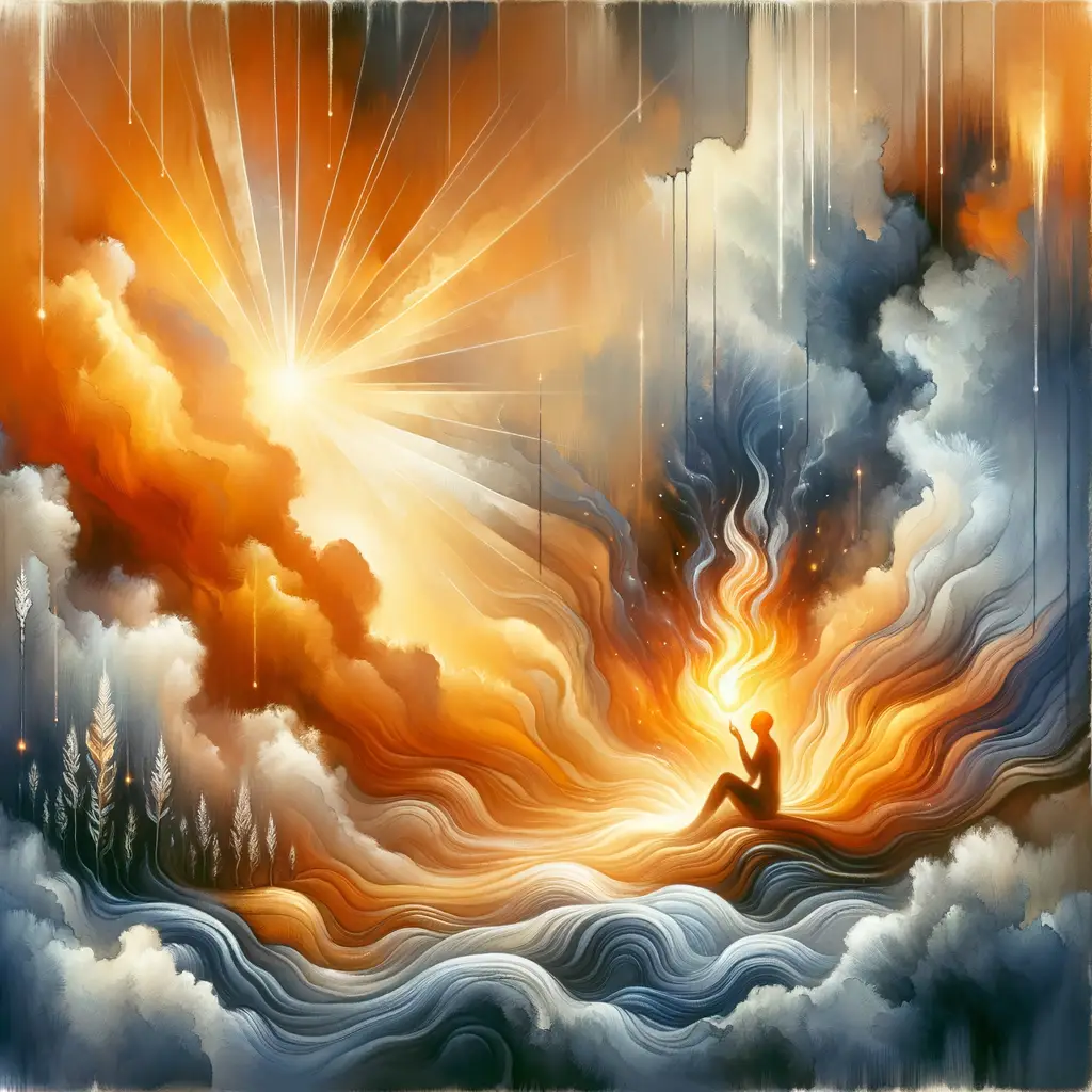 Title: "Embers Awaken: Echoes of Resilience"