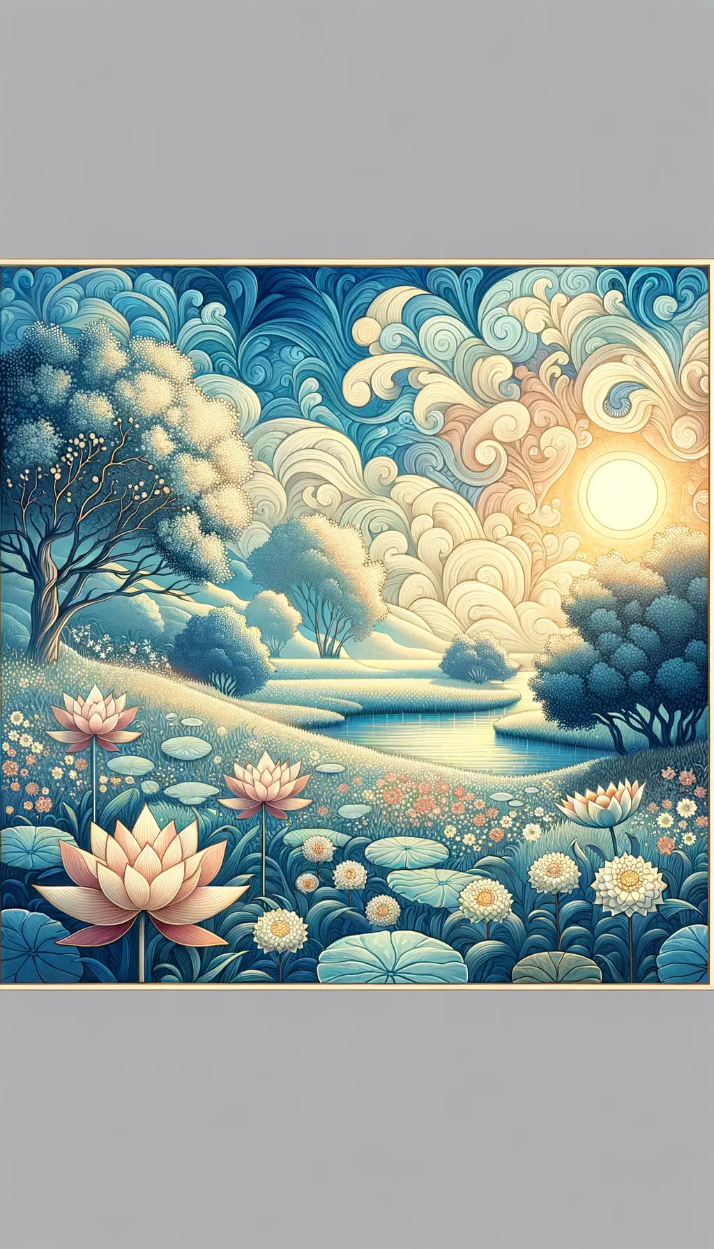 Lotus Breeze: Whispering Serenity Meadows