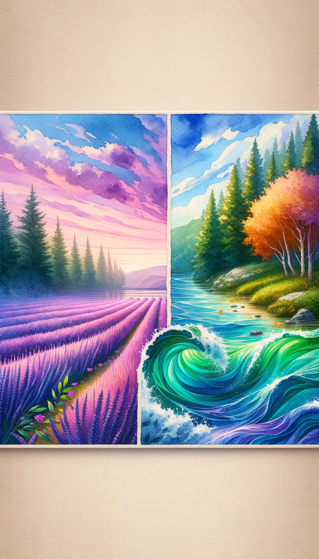 Whispers of Transition: Lavender, Emerald, and Autumn Alchemy