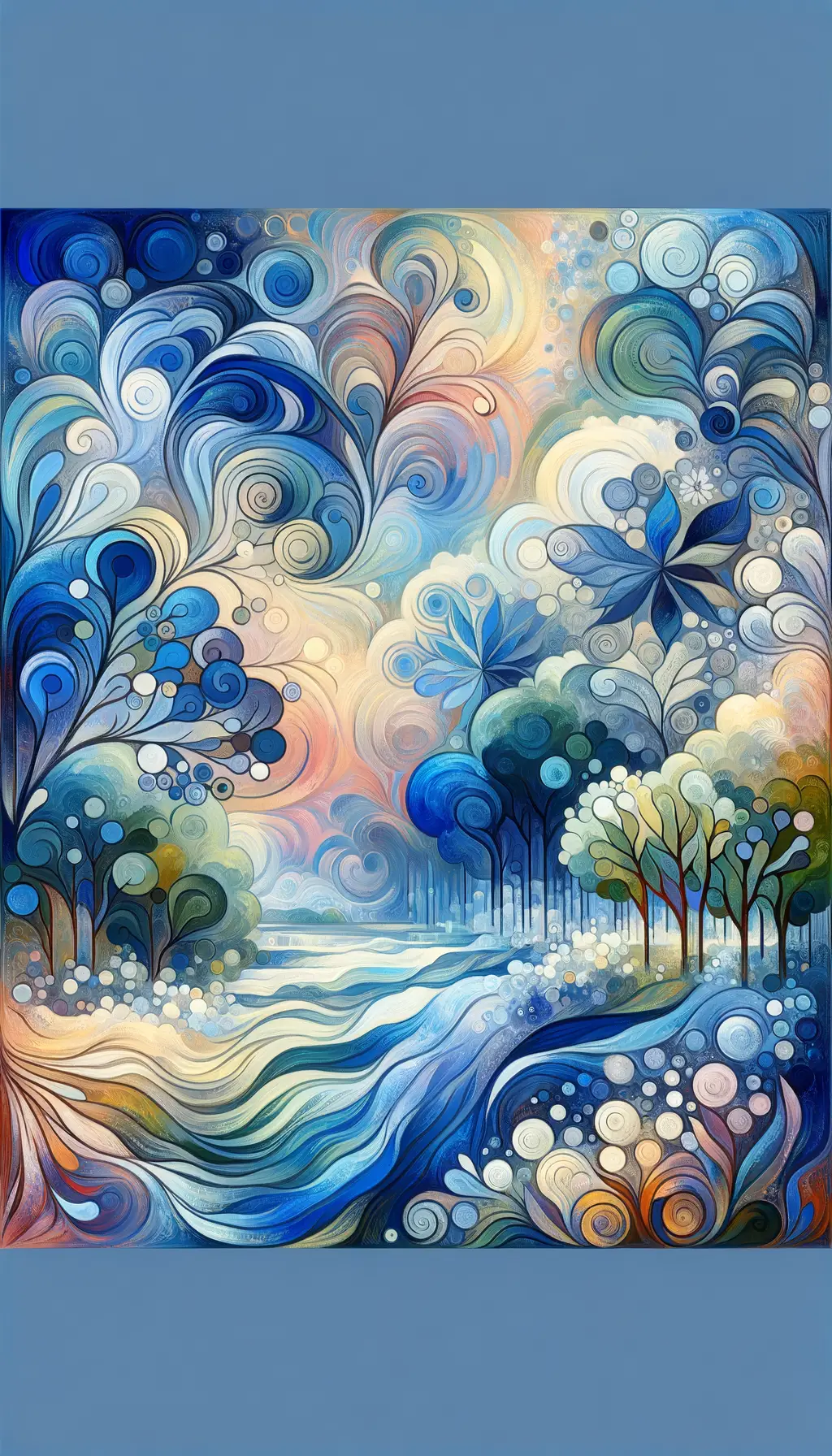 Arc of Acceptance: Whispering Winds in Fauvist Tranquility