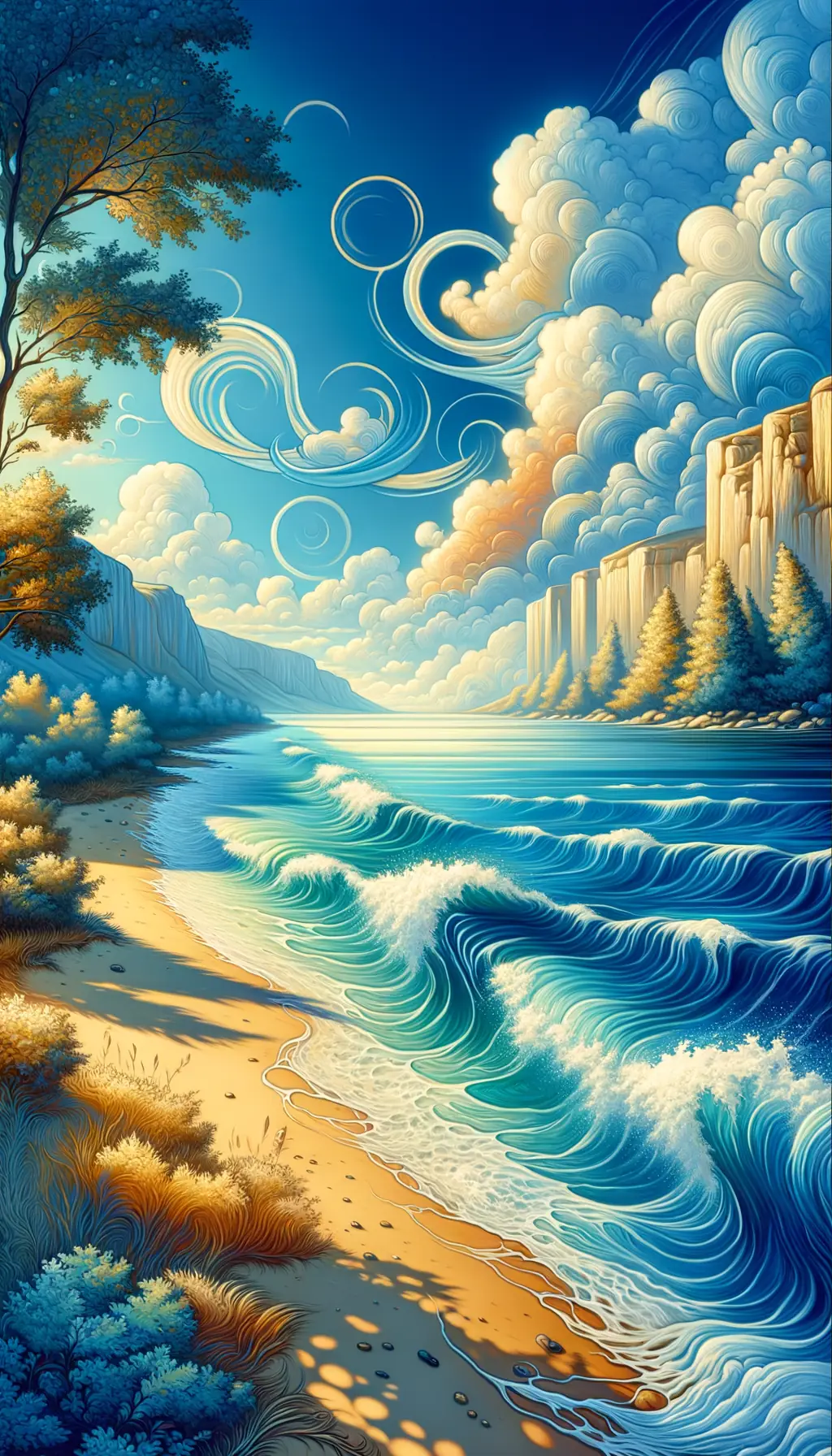 Whispers of Serenity: River's Gentle Embrace