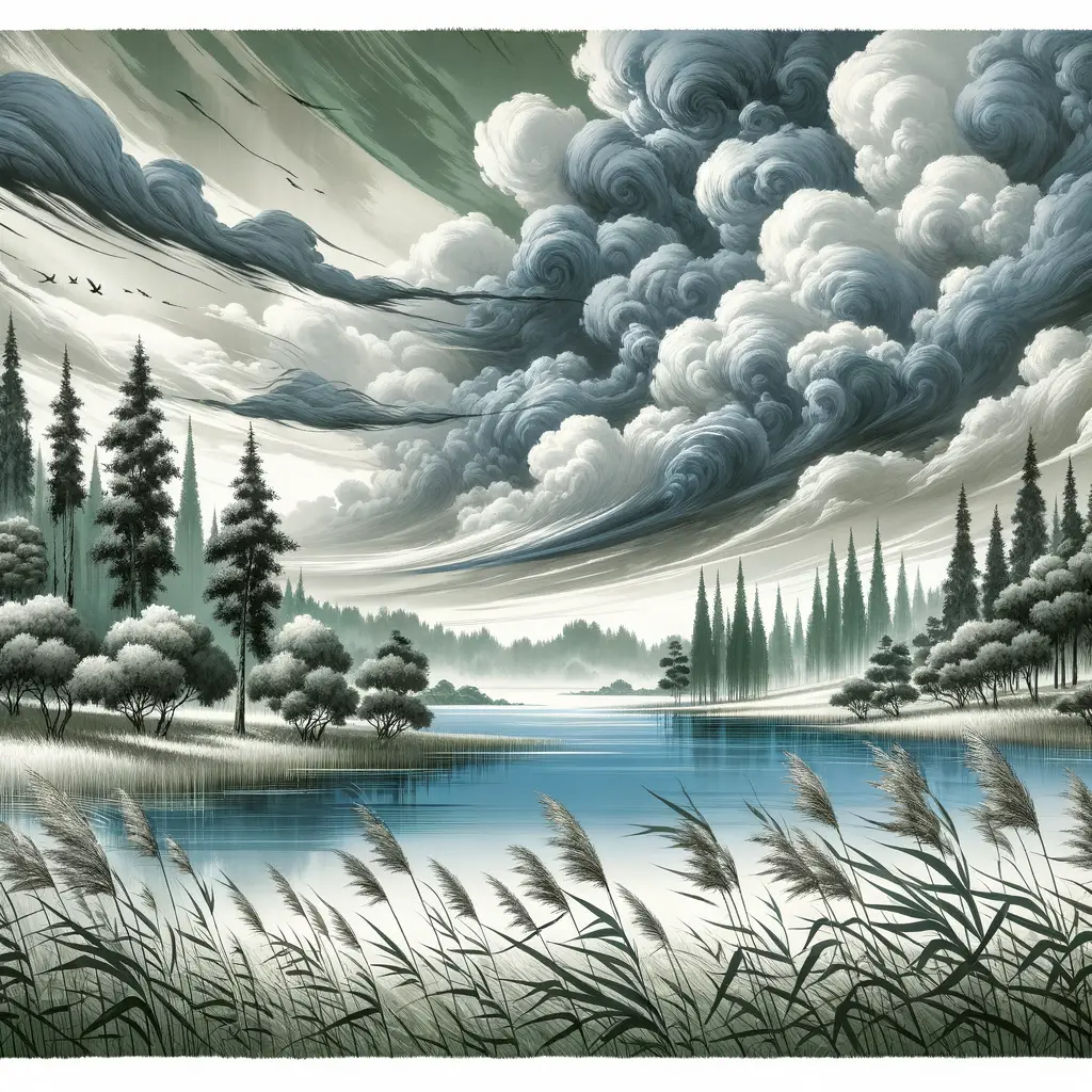 Whispers of Transformation: A Storm's Vessel of Peace