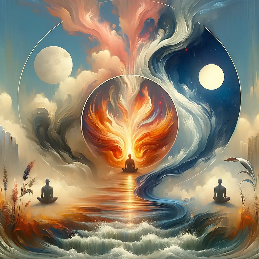 Embers of Resilience: A Symphony of Water and Flames