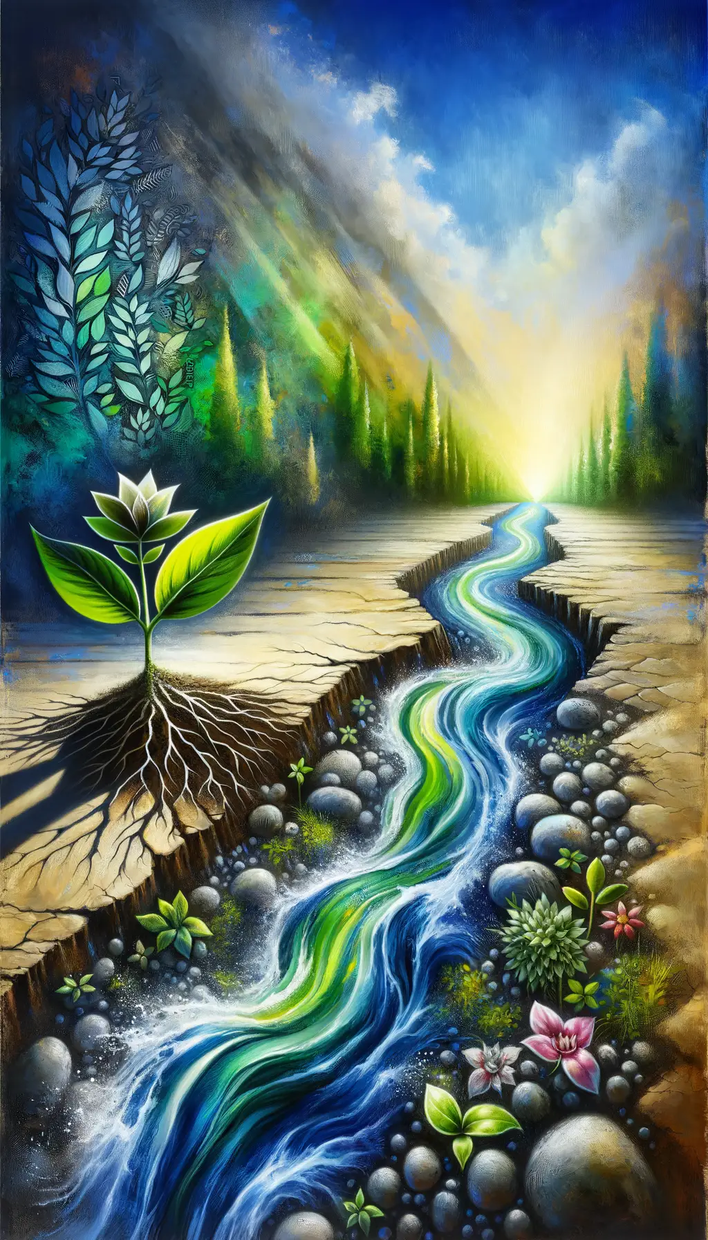 Whispers of Renewal: The Emergence of Tranquility