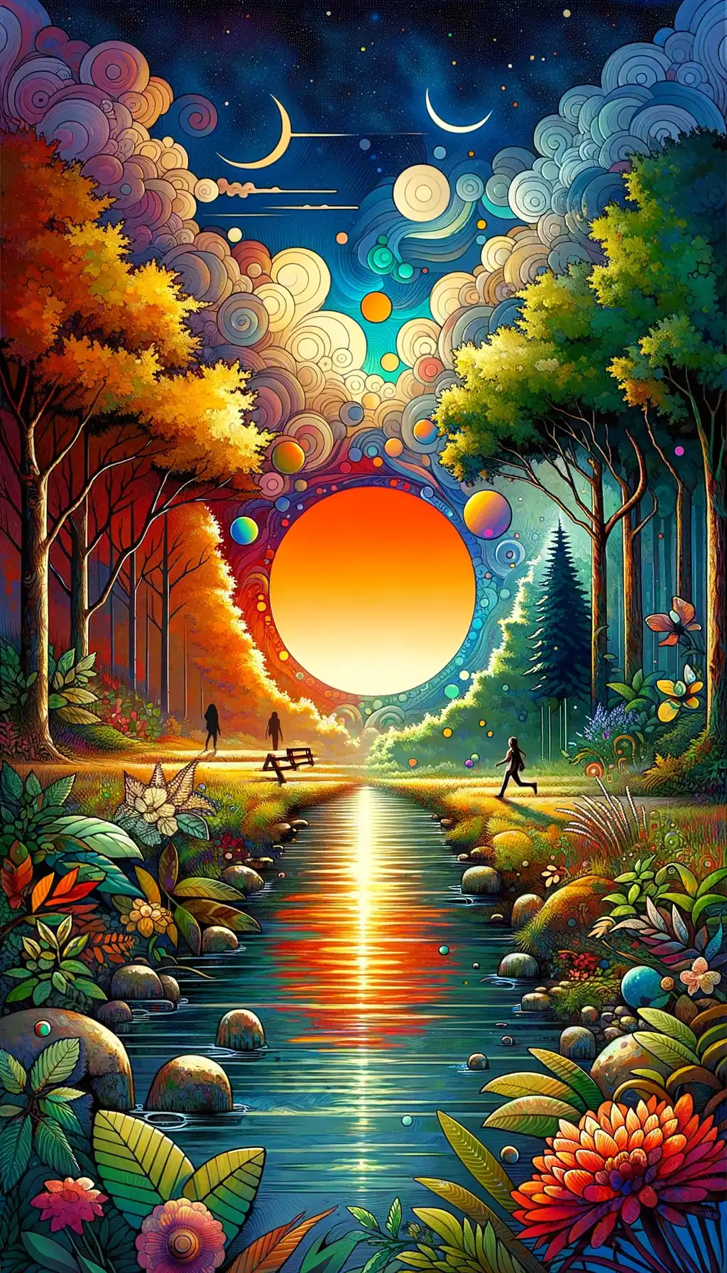 Harbinger of Renewal: A Journey Through Nature's Street Art Symphony