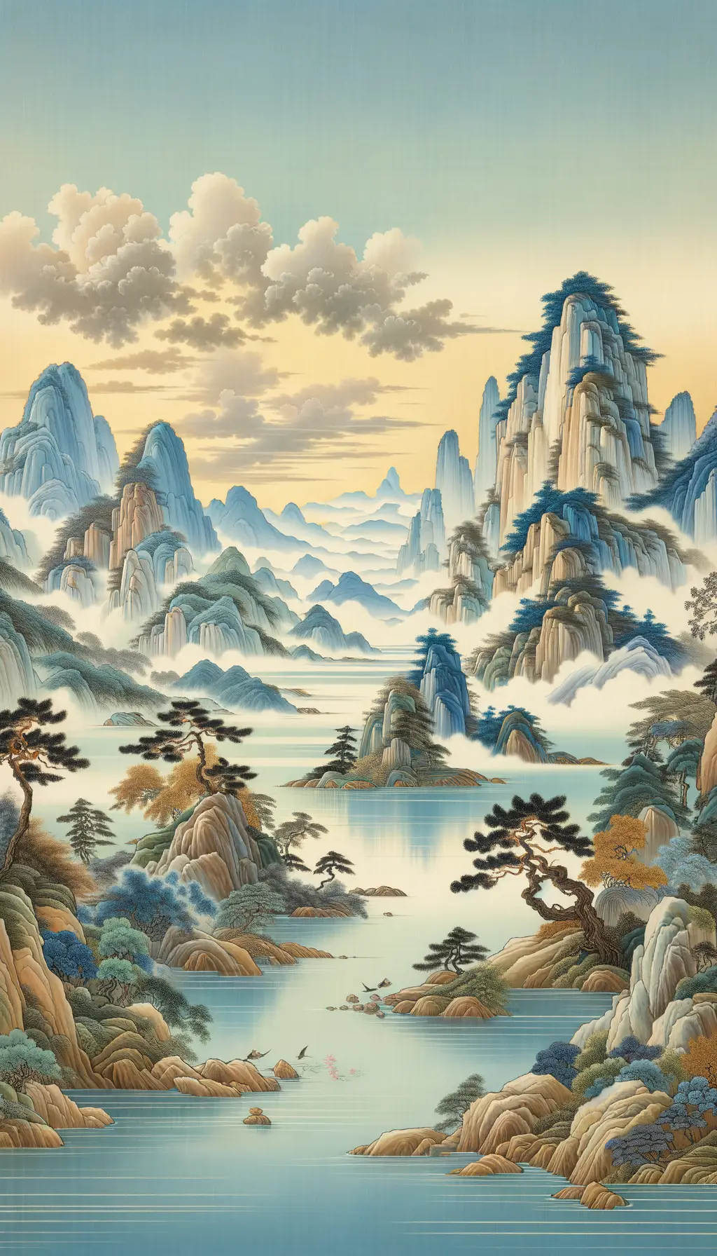 Ethereal Ascent: A Journey of Tranquility and Growth