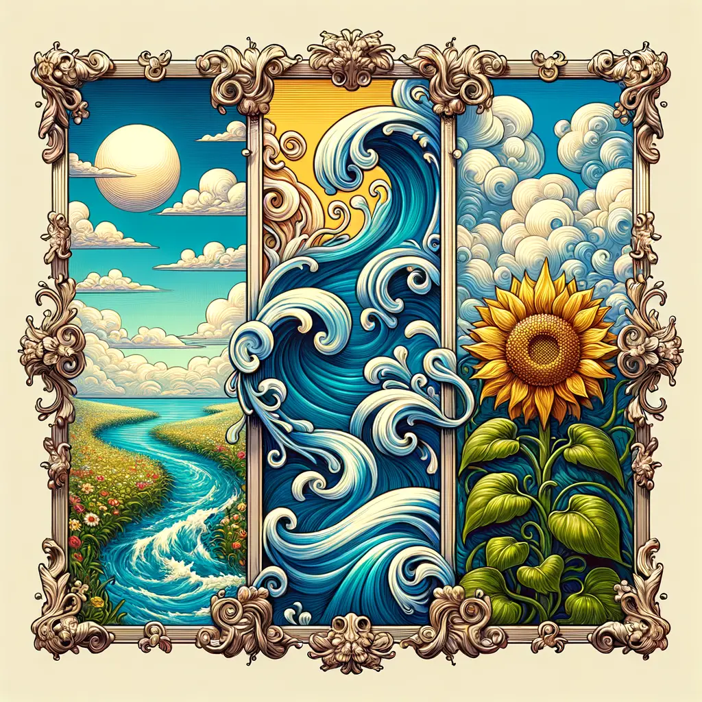 Whispers of Resilience: Sunlit Journeys Reflecting Within