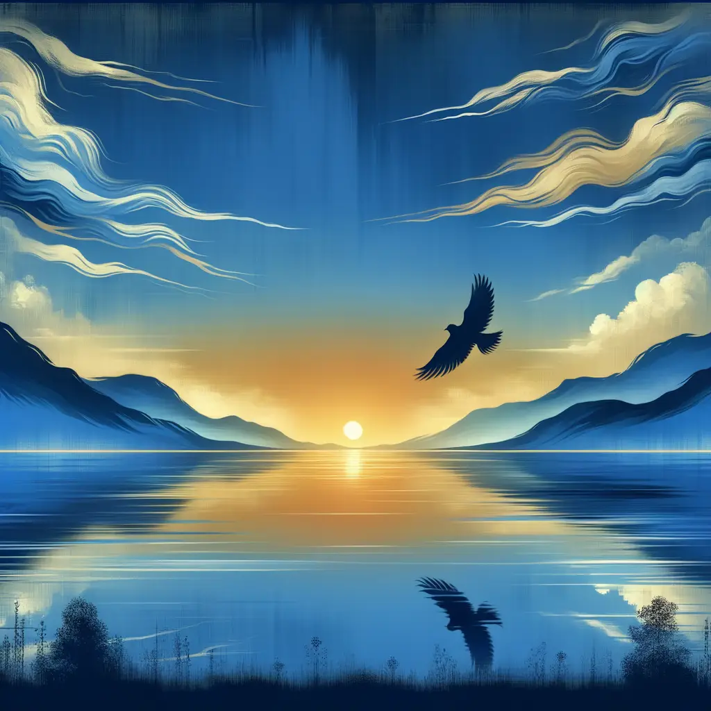 Whispers of Tranquil Waters: Solace in Azure Skies