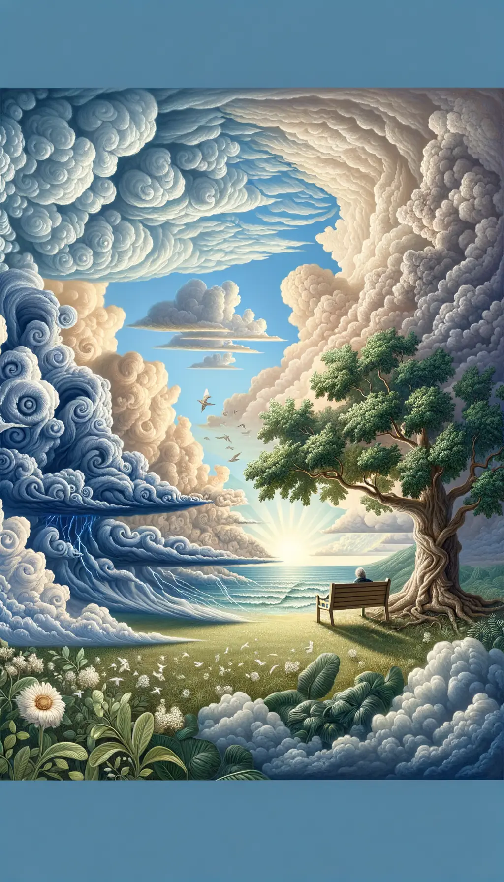 Whispers of Resilience: A Tranquil Journey Through Storm