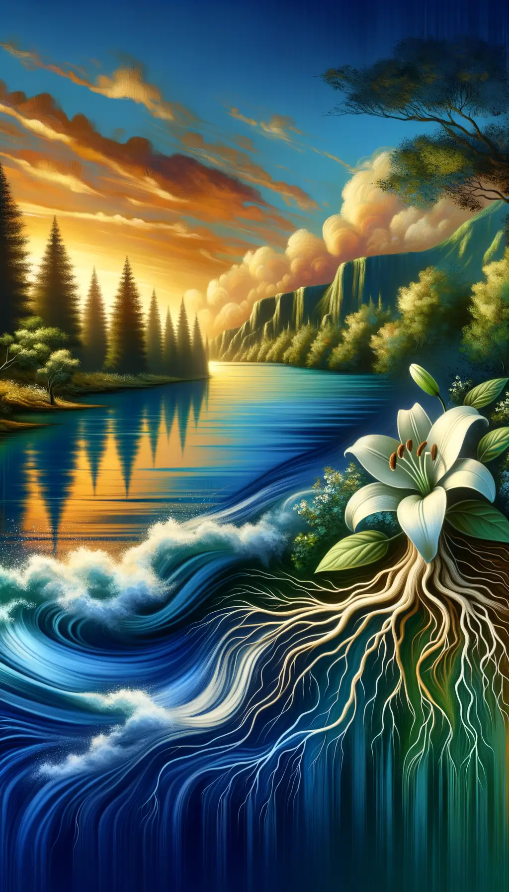Aphelion's Embrace: Reflections of Rooted Serenity