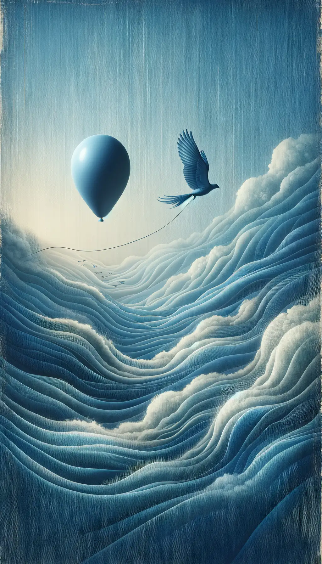 Ethereal Serenity: A Feathered Soar