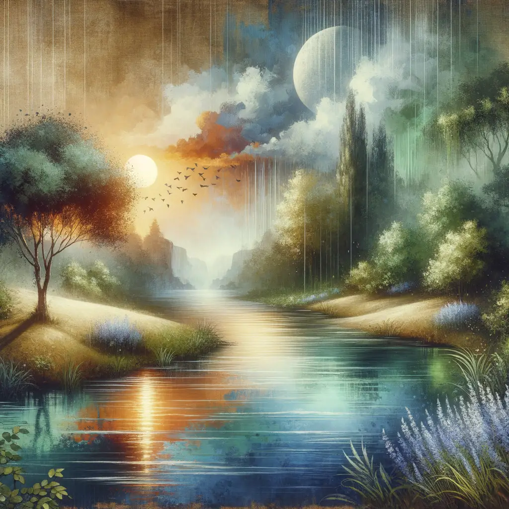 Whispers of Healing: A Gentle Rain in the Lavender Garden