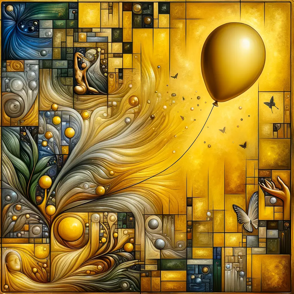 Sacred Glow: Liberation Dance of the Golden Balloon