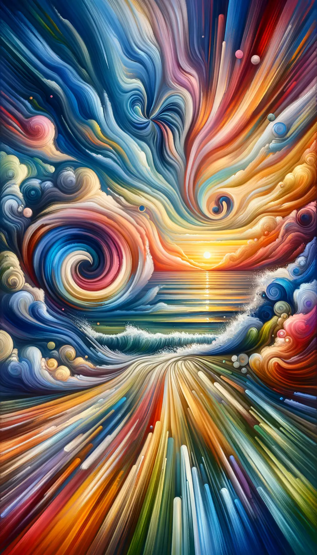Waves of Resilience: An Anxious Heart's Sunset Symphony