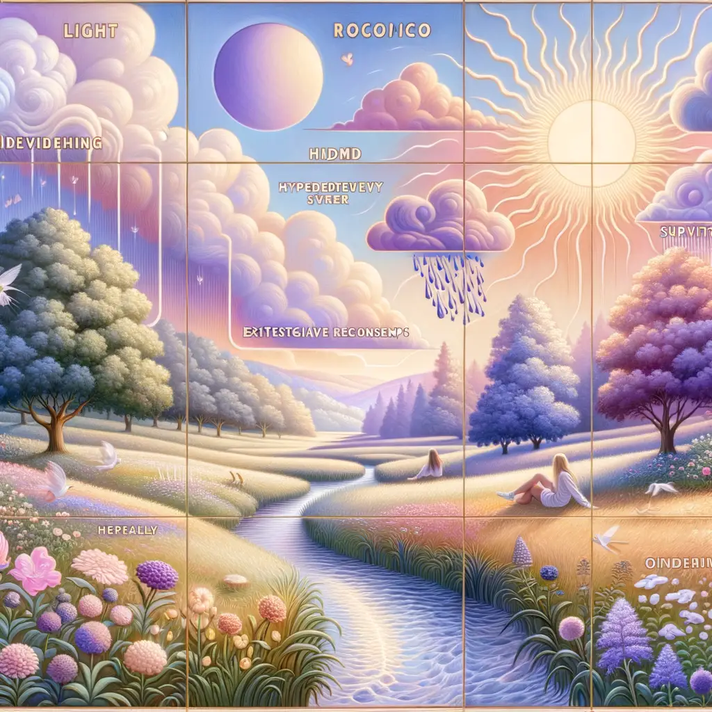 Whispers of Lavender: Sunshine's Embrace in Serene Meadows
