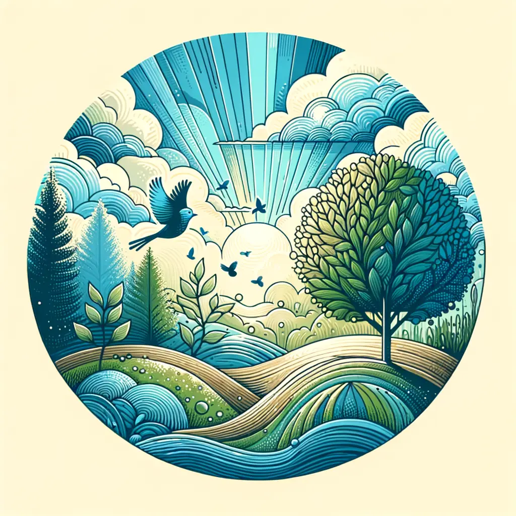 Whispers of Resilience: Garden of Thought's Tranquil Embrace