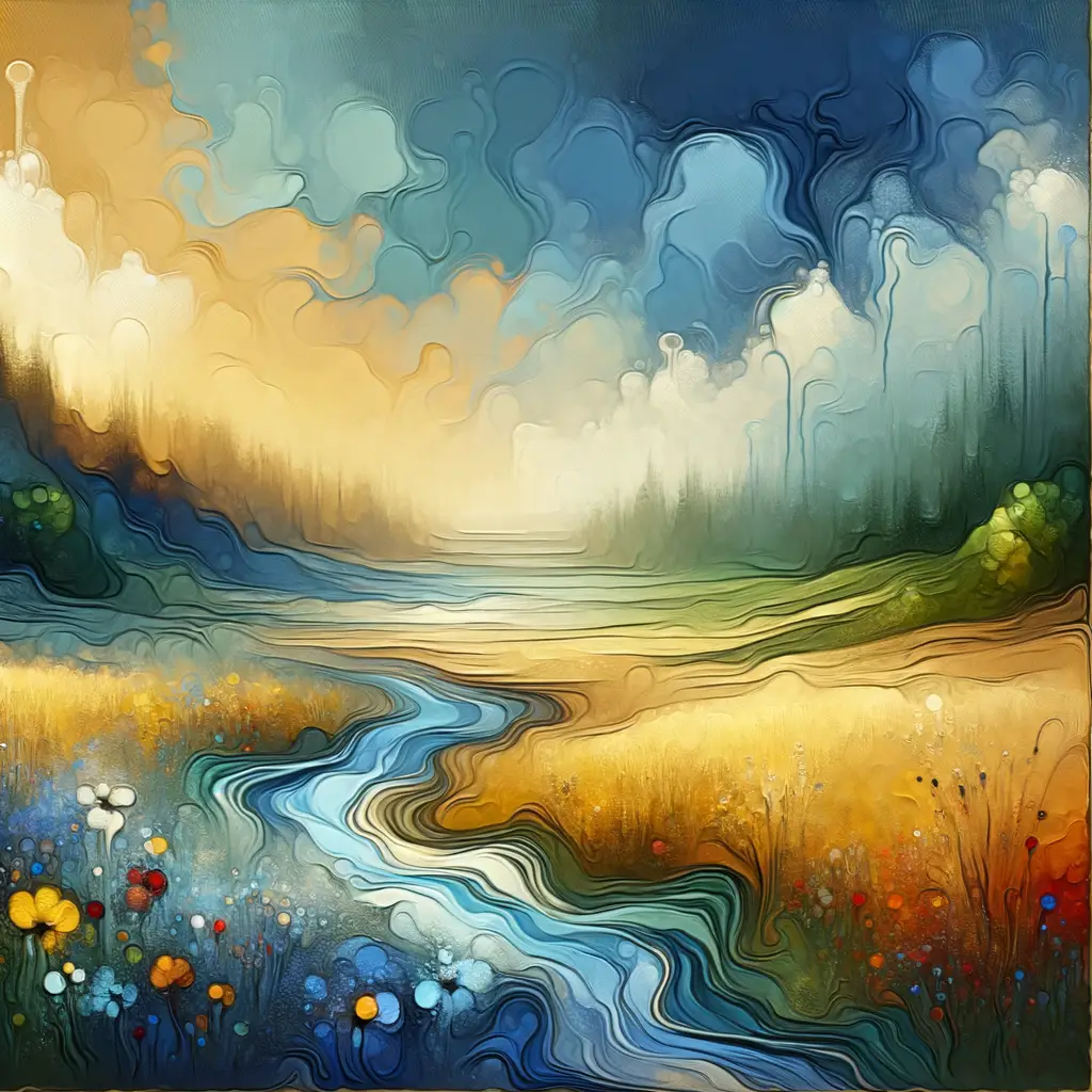Whispers of Tranquil Meadows: Healing Ripples in the Stream