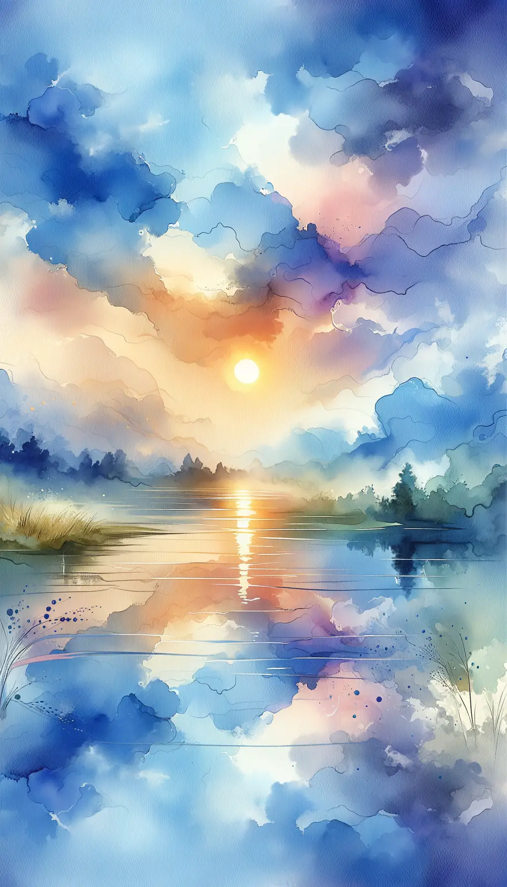 Elysian Echoes: A Stillness Blossoms at Twilight