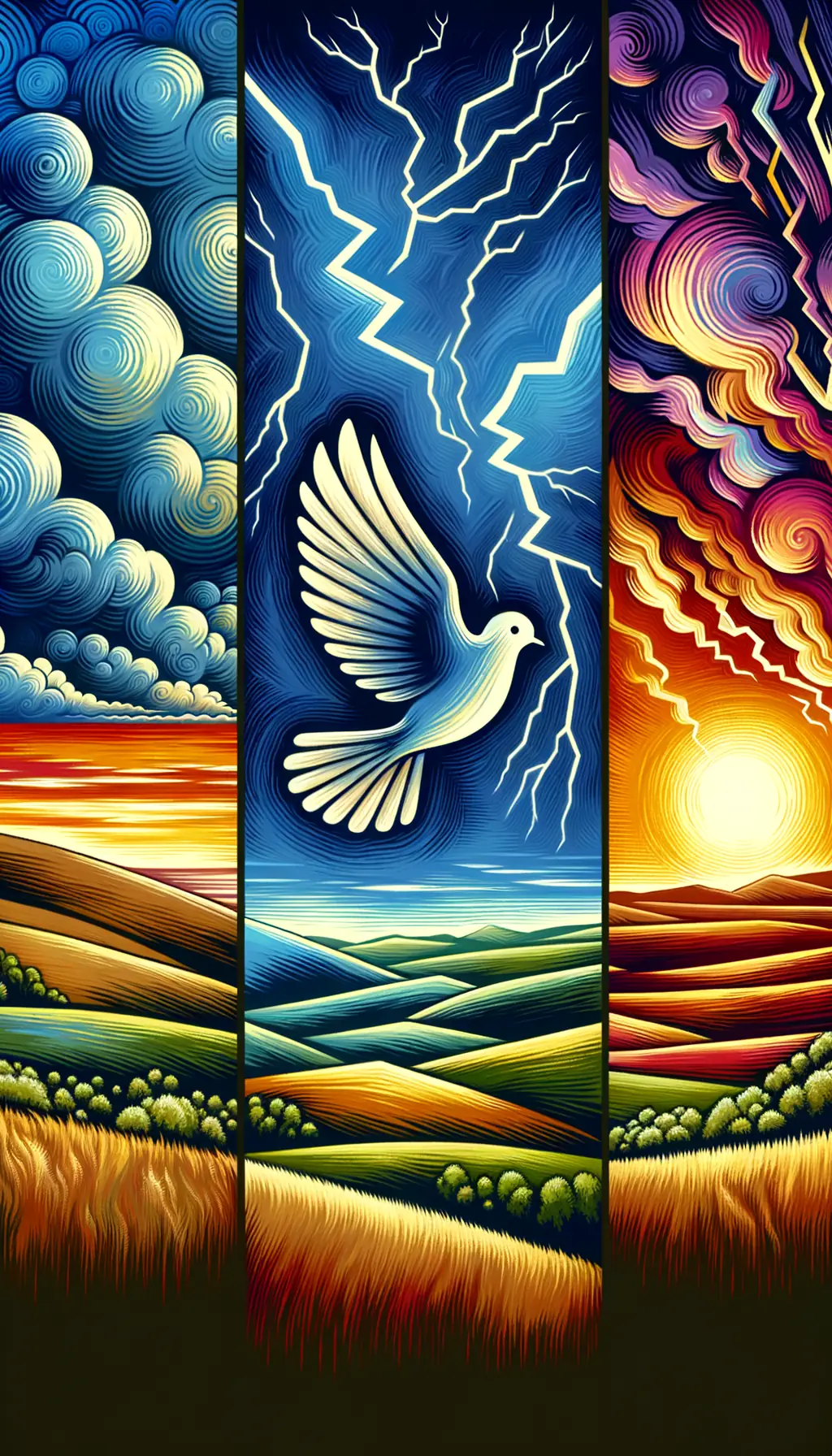 Whispers of Dawn: Echoes in Stormy Skies