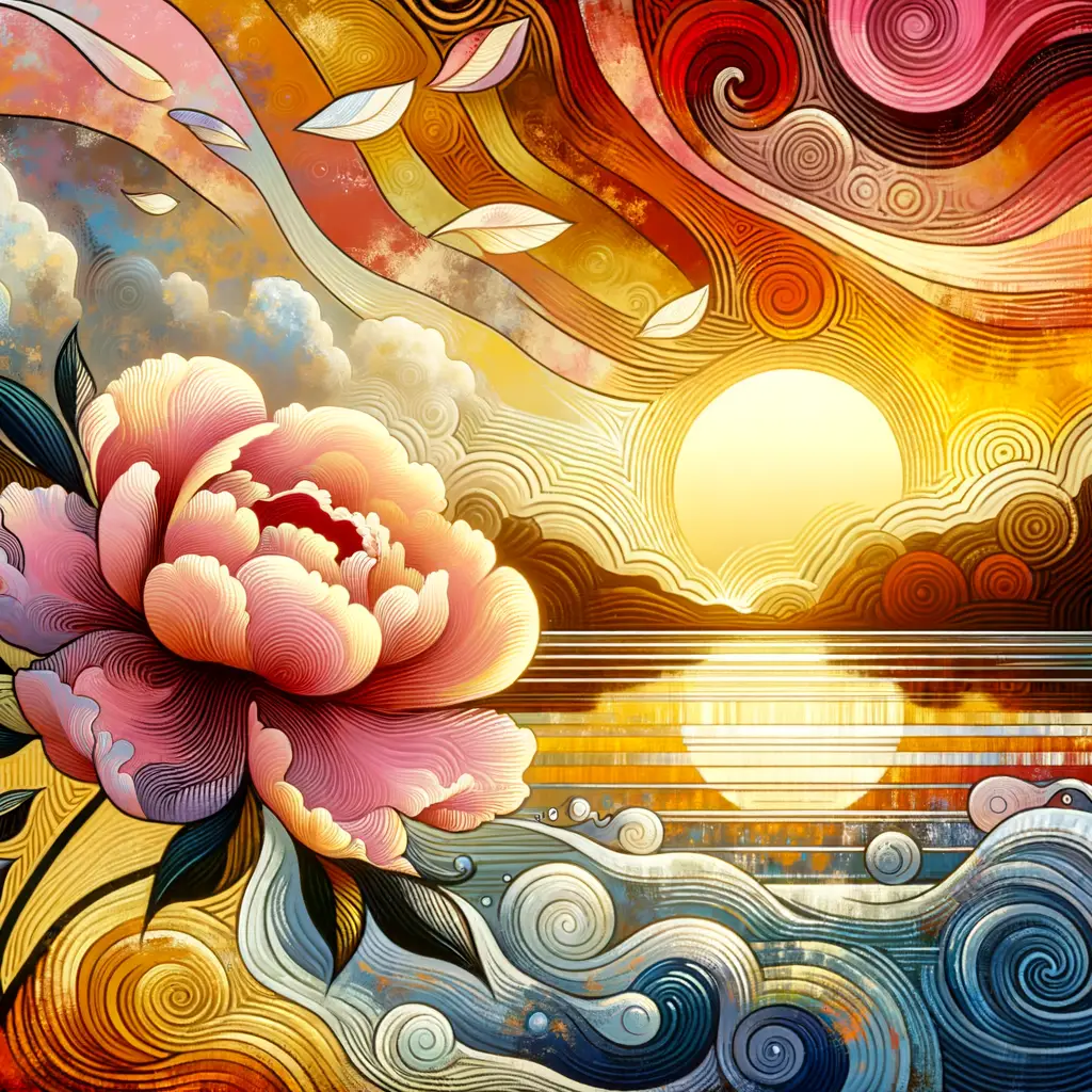 Golden Bloom of Renewal: Whispers of Healing"