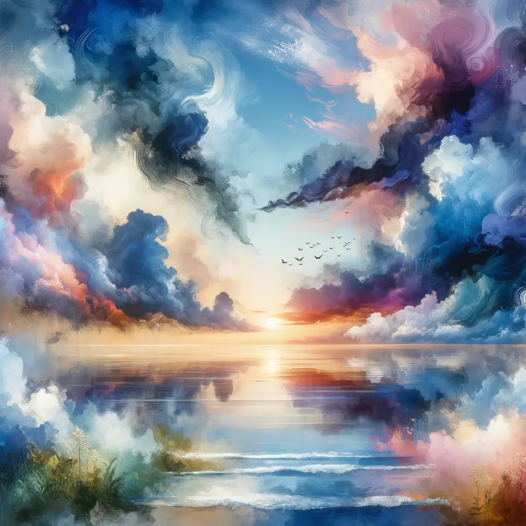 Whispers of Solace: Embrace of Dusk and Storm