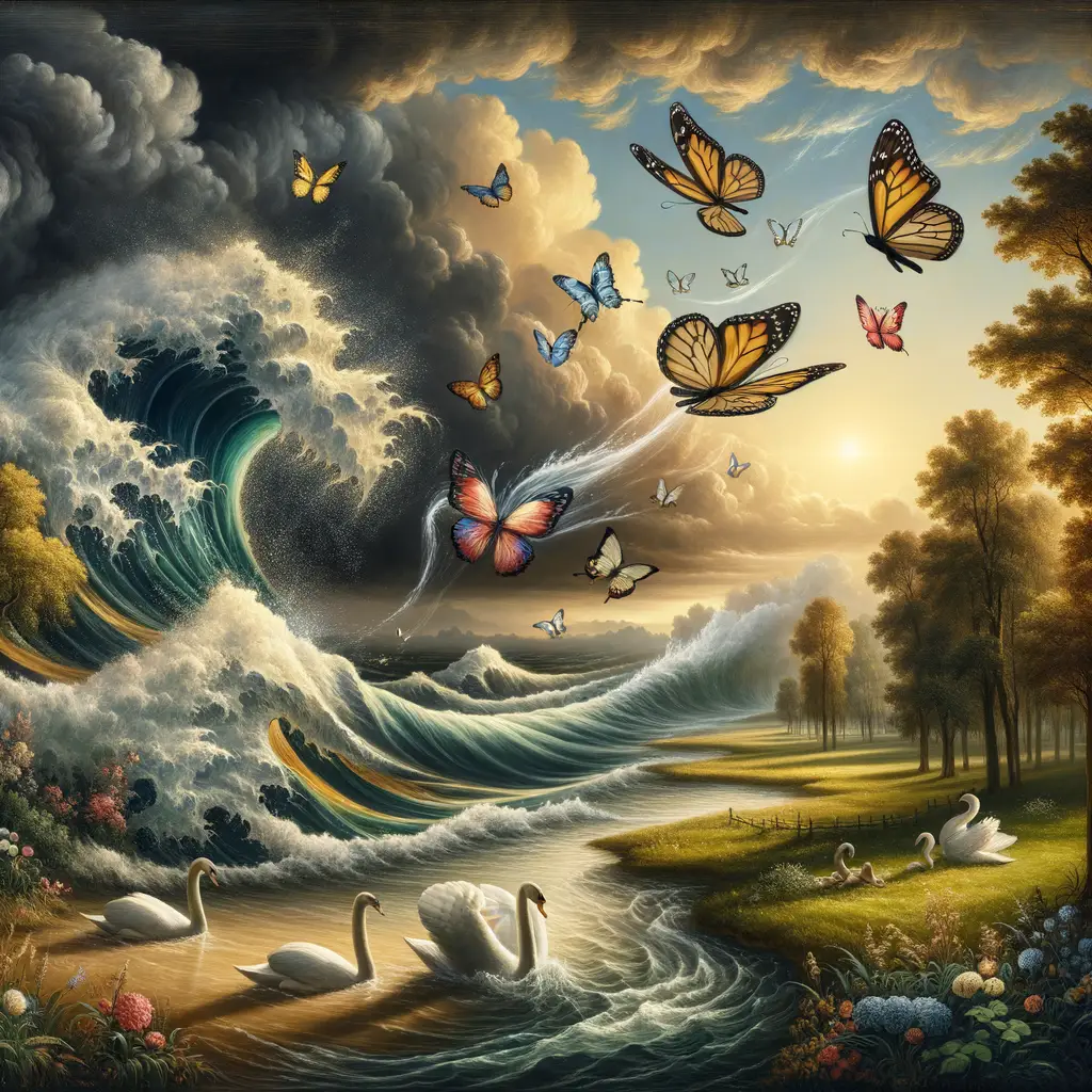 Tempestuous Reverie: Whispers of Stillness