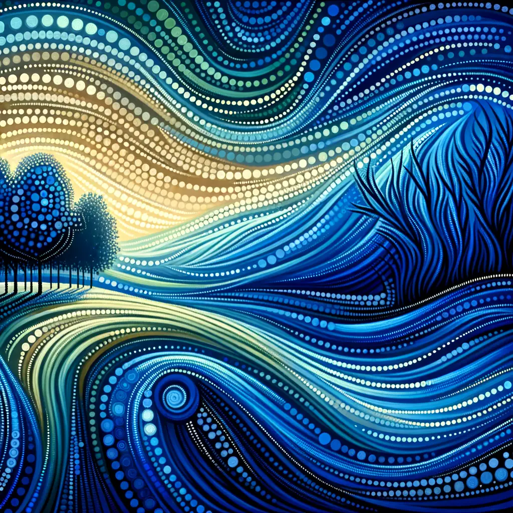 Whispers of the Still Meadows: Echoes of Azure Embrace