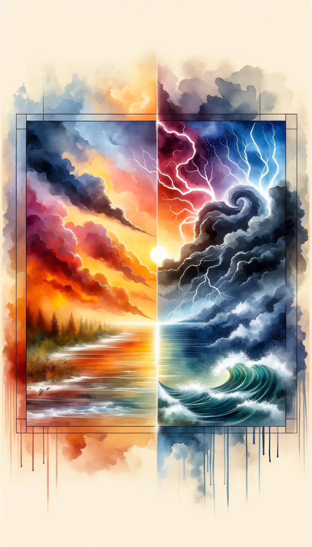 Sacred Alchemy of Emotions: Where Peace Dances with Turmoil