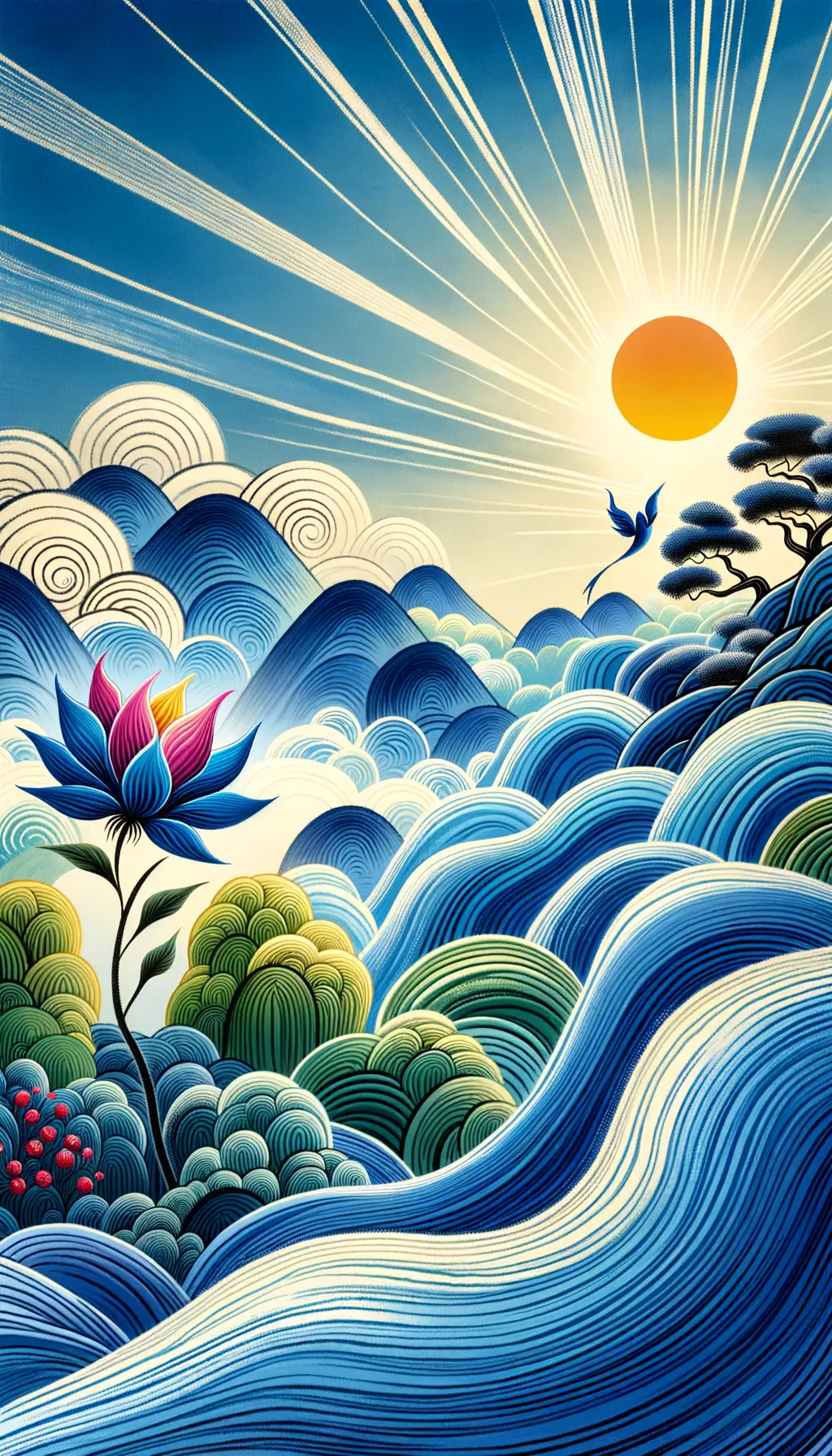 Embrace of the Prismatic Bloom: A Song of Healing