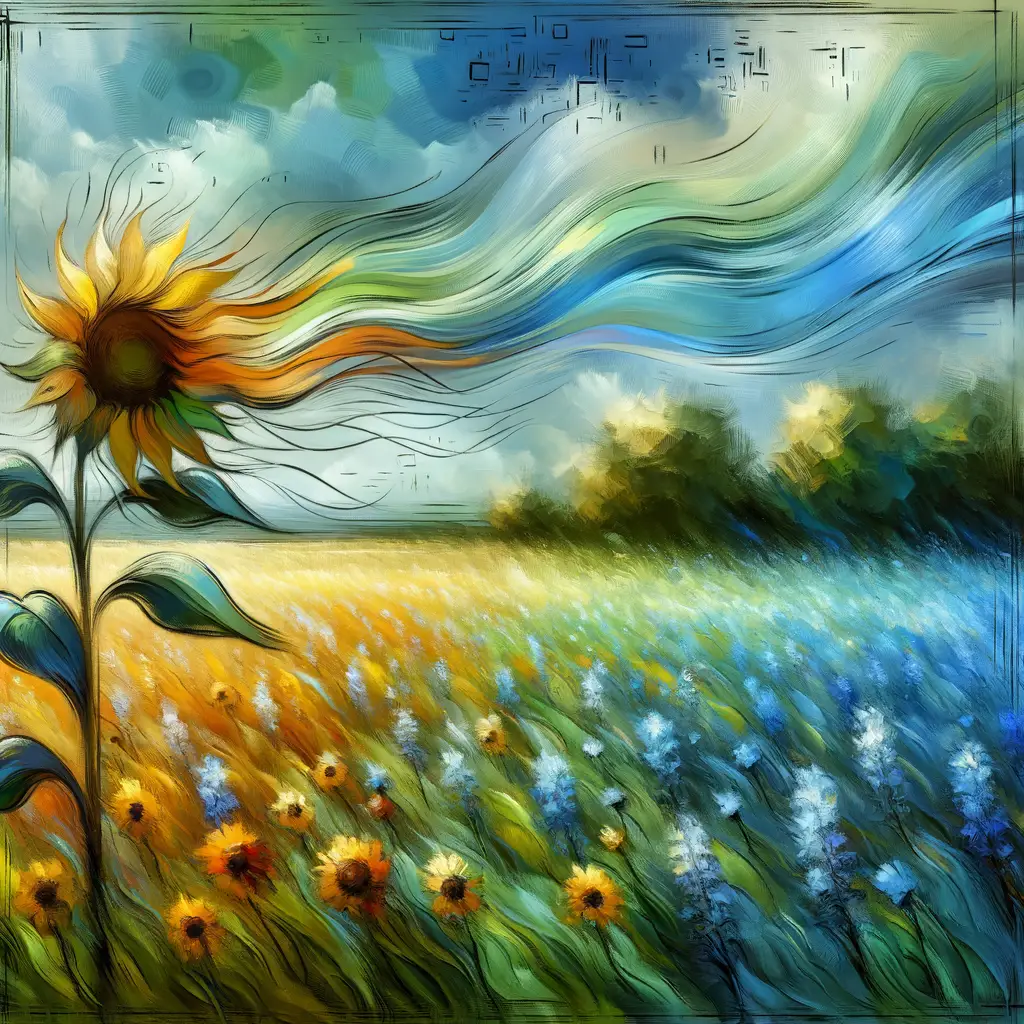 Whispers of Resilience: Blooming Peace in Family Fields