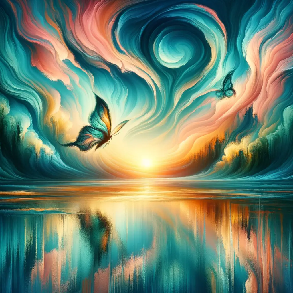 Sunset Embrace: Whispers of Resilience