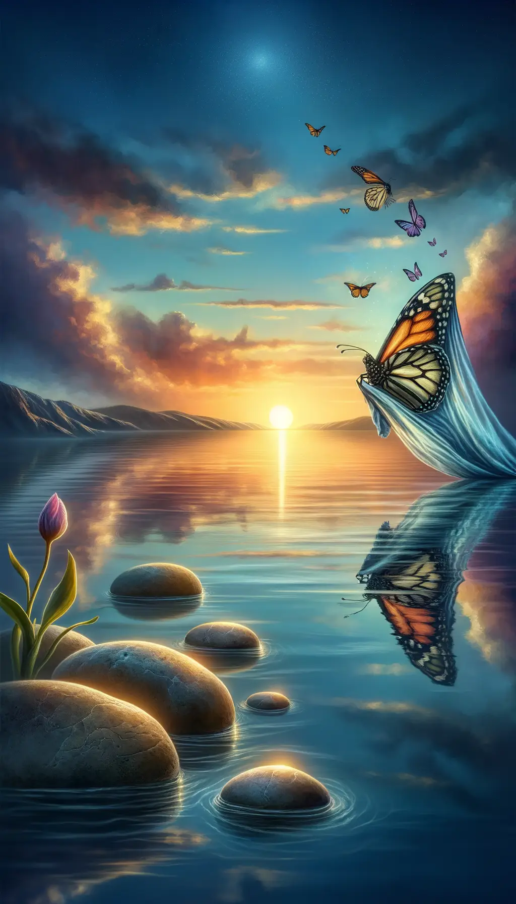 Whispers of Renewal: Serenity in the Cocoon of Transformation