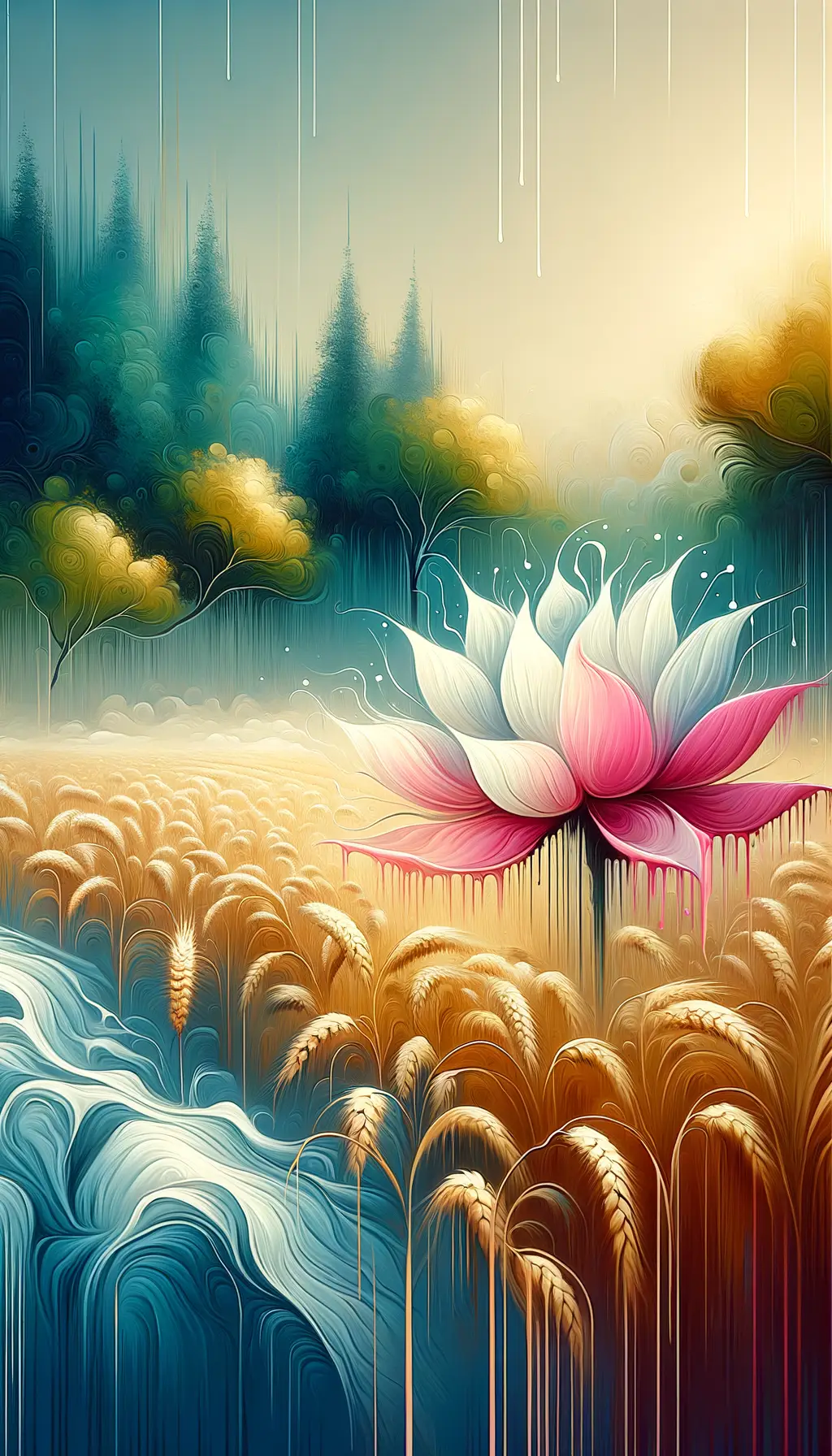 Whispers of Lotus Blooms: A Forest's Dawn Symphony