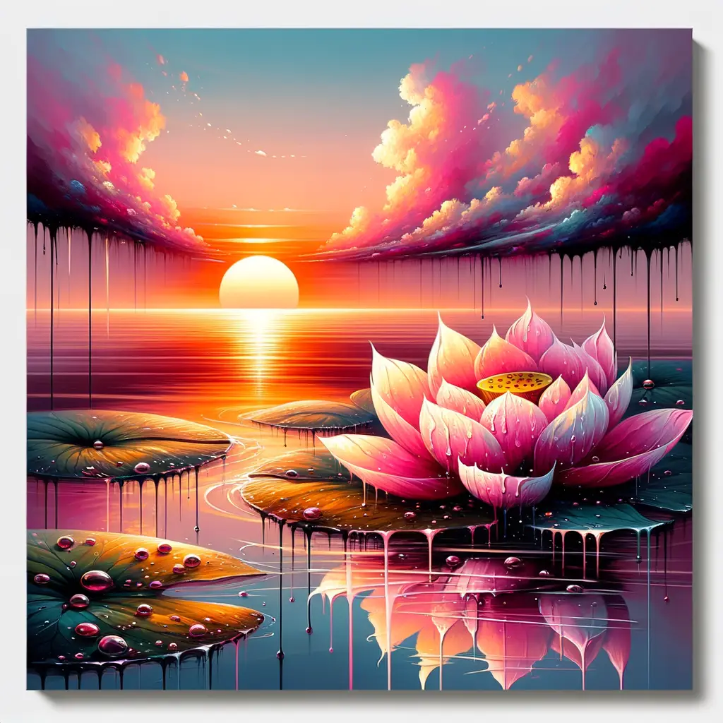 Whispers of Renewal: Sunset's Embrace on Ocean's Edge