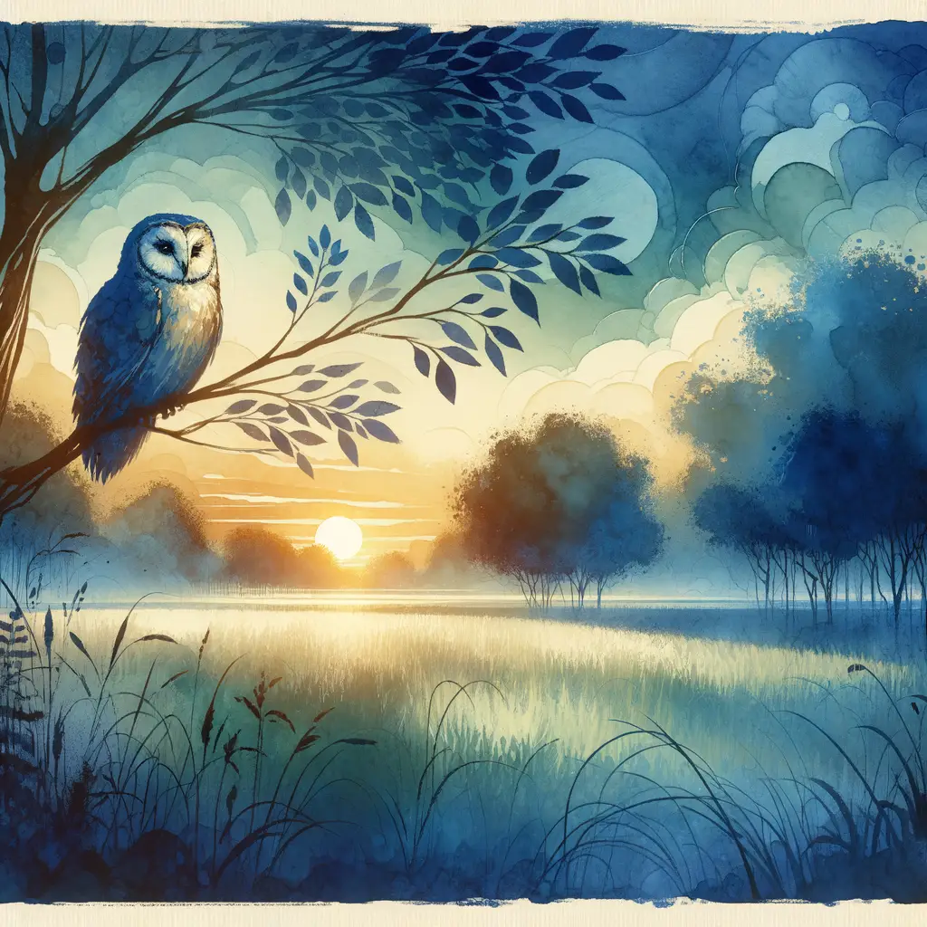 Whispers of the Dusk: The Owl's Embrace of Wisdom
