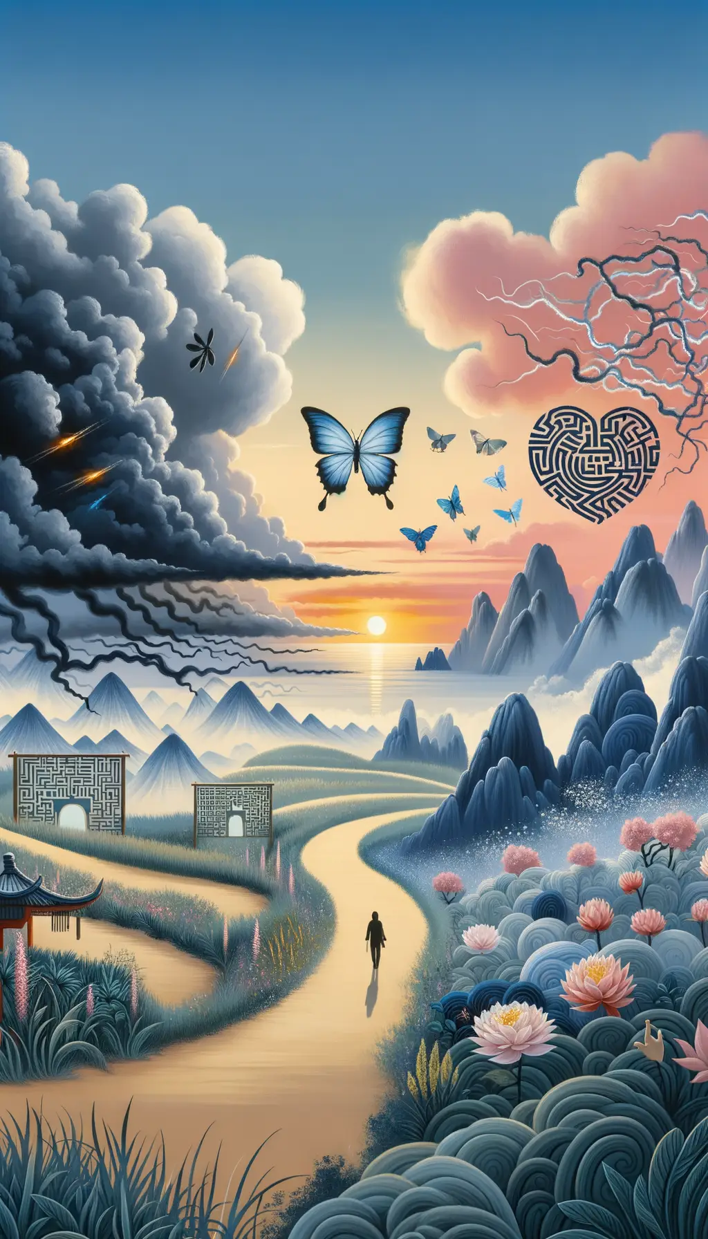 Ethereal Redemption: Whispers of Sunrise and Storm