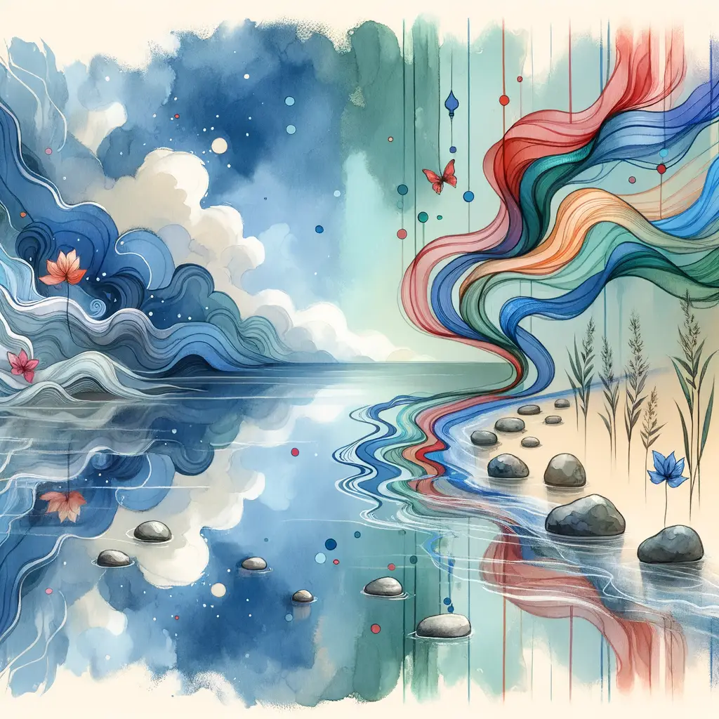 Whispers of Resilience: A Serene Dance of Self-Discovery