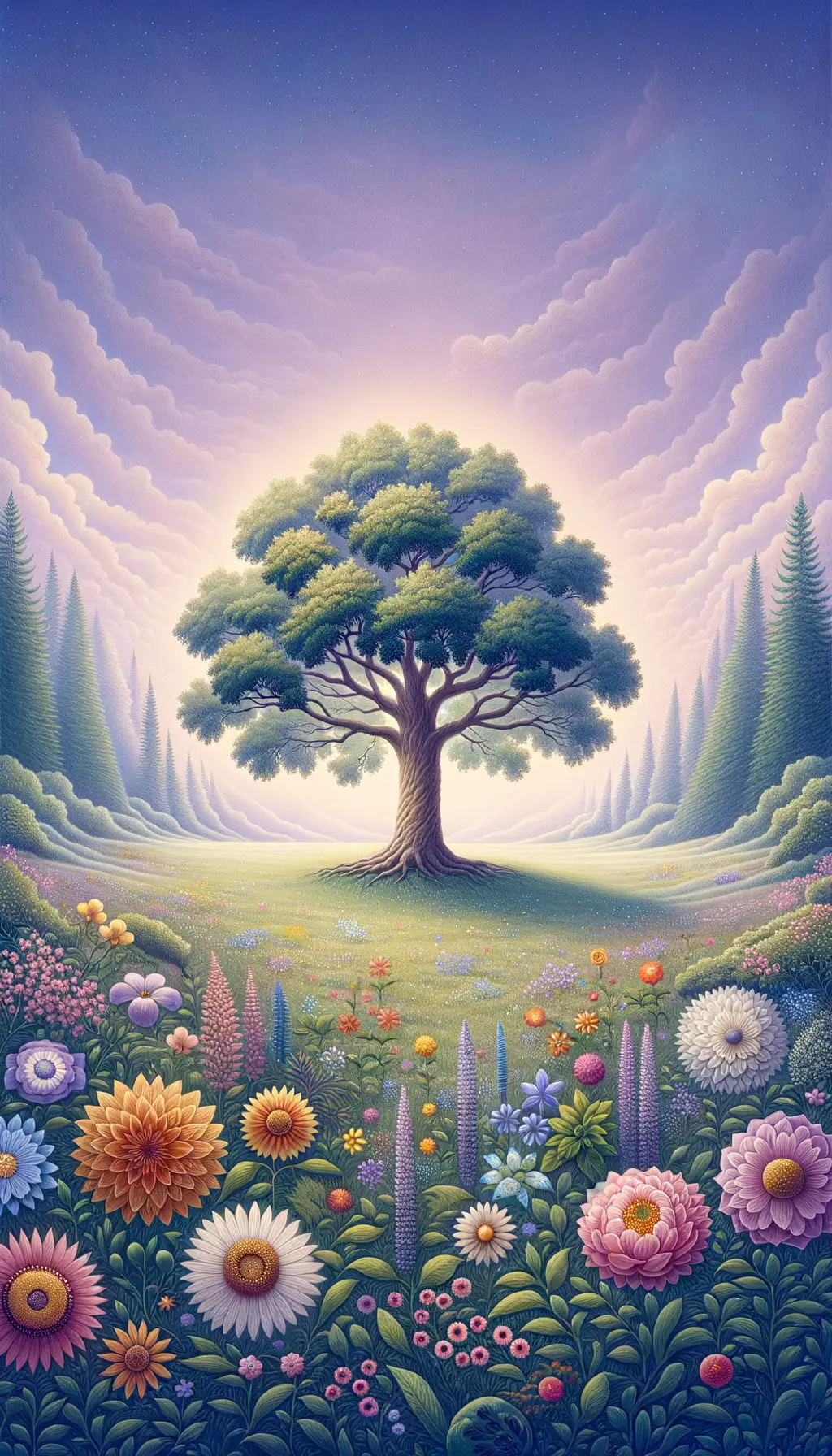 Whispers of Resilience: An Embrace of Tranquil Growth