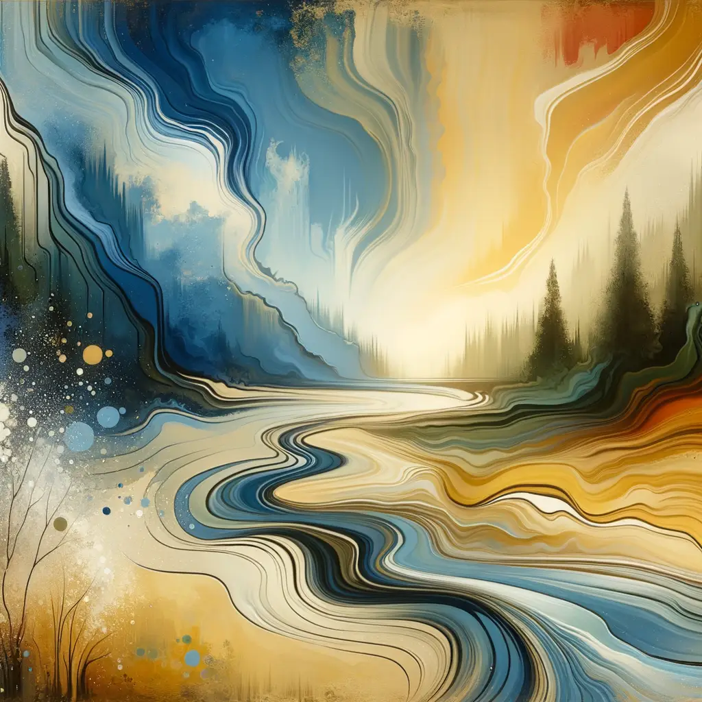 Soul's Journey: River Whispering Through Tranquil Therapy