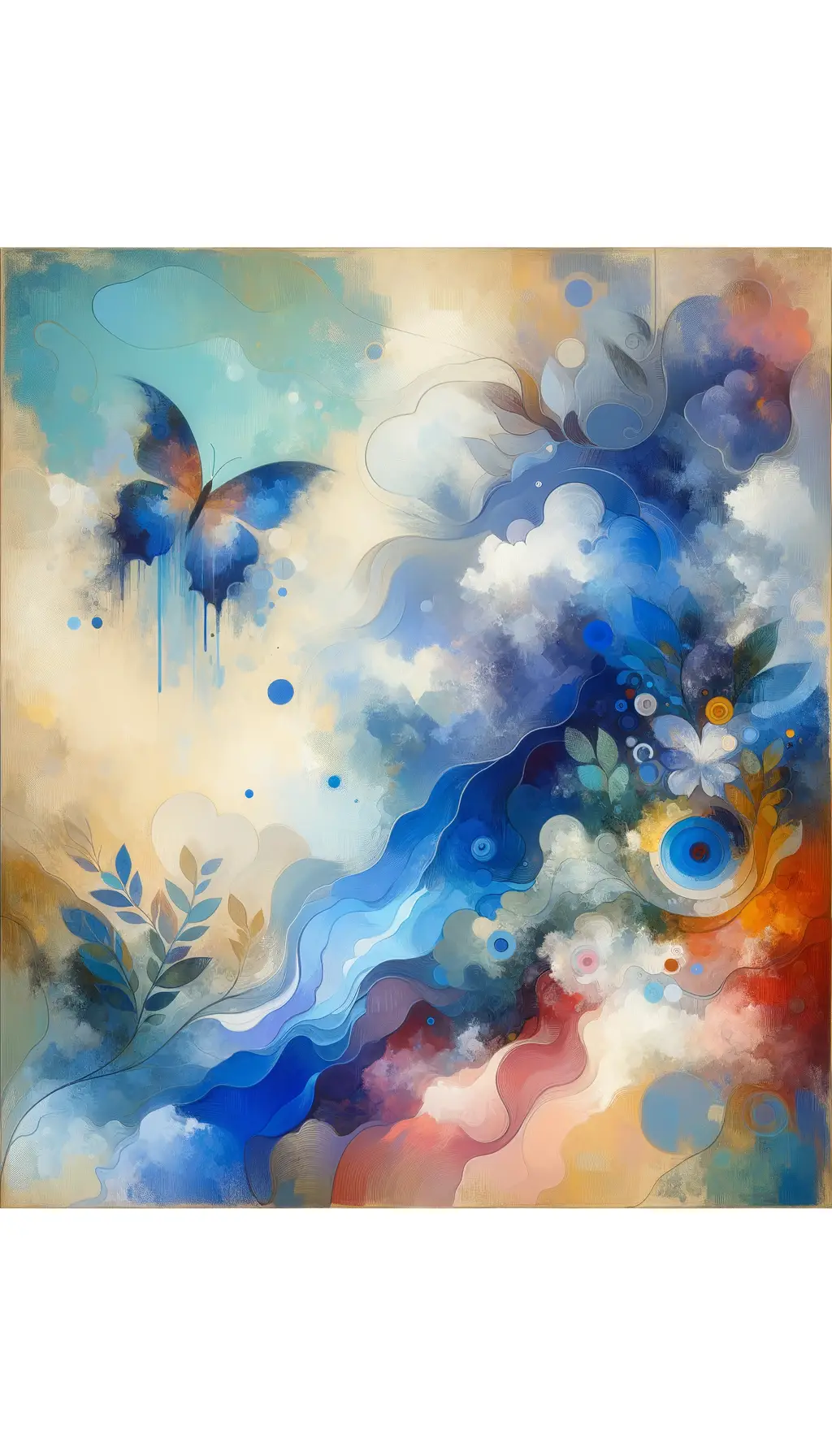 Whispers of Azure Renewal: A Butterfly's Dance in Therapy