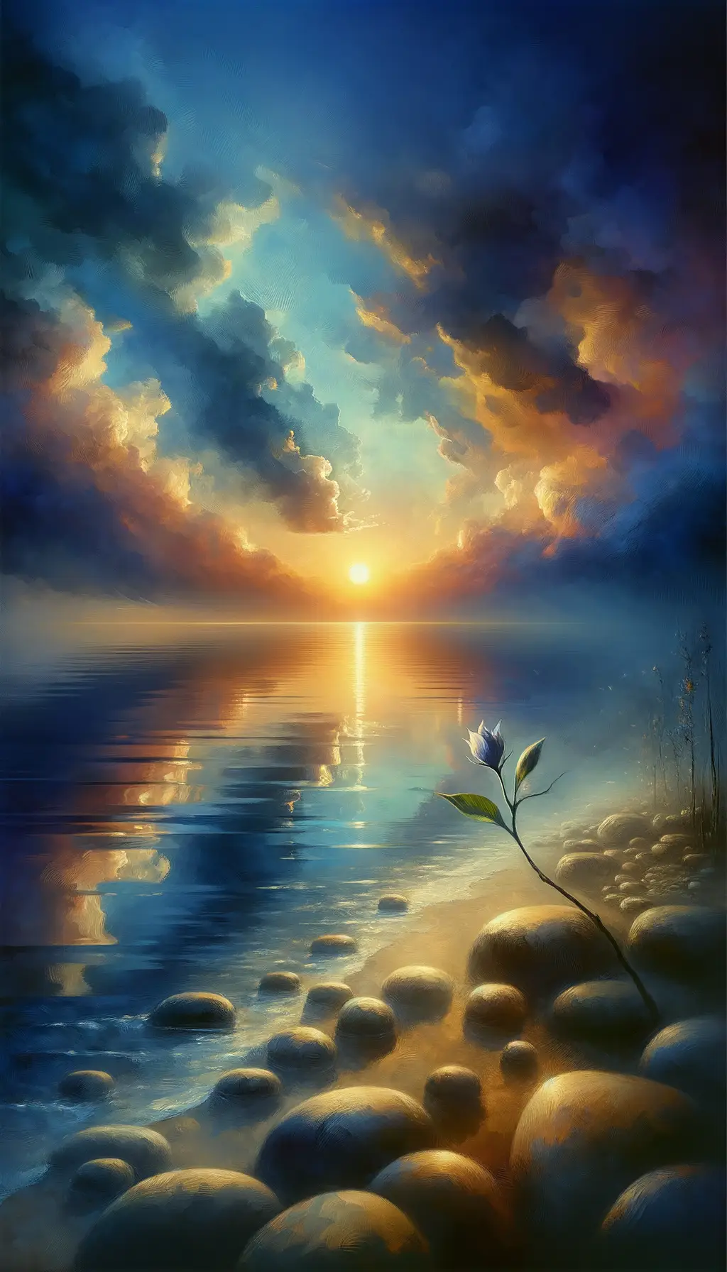 "Twilight Bloom: A Vesper of Healing Serenity"