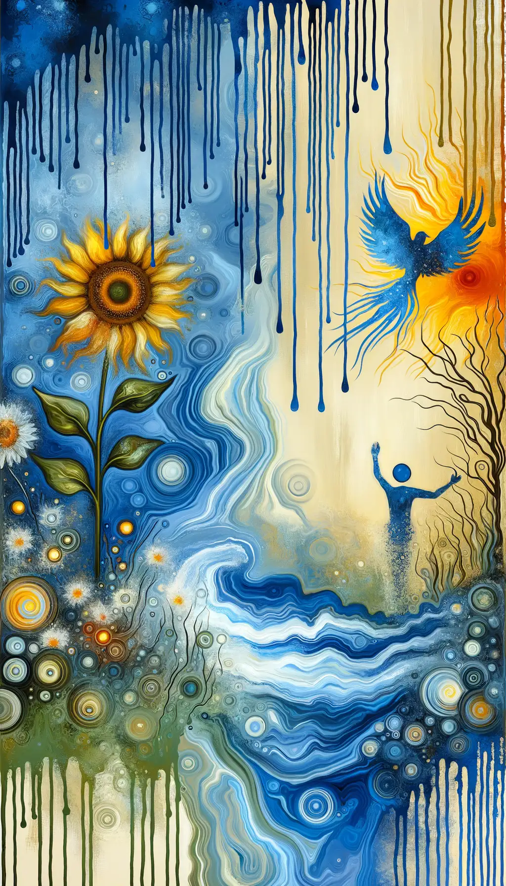 Serenity's Phoenix: Dance of Hope and Recovery