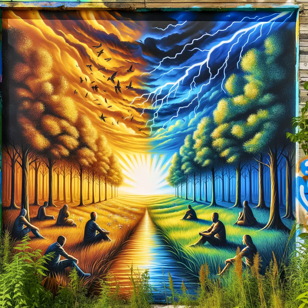 Embrace of Twilight: Whispers of Thunder and Sunlight