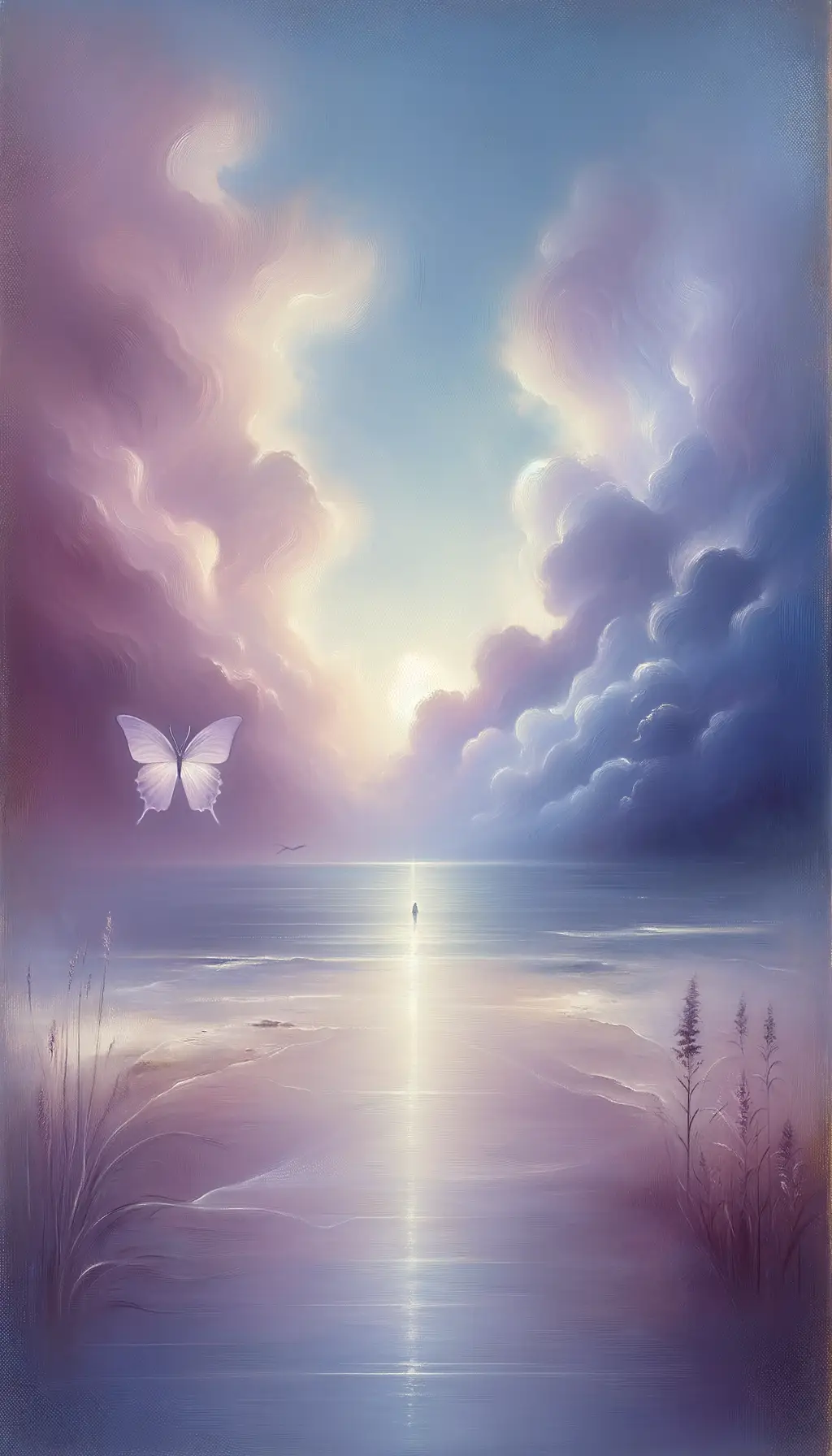 Whispers of the Soul: A Symphony in Lavender Mist