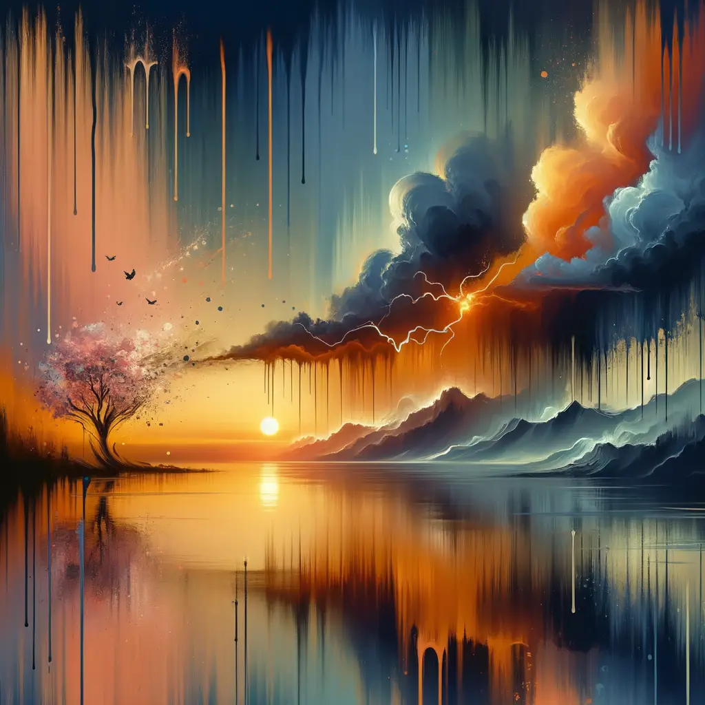 Ethereal Reverie: Embracing Shadows, Renewing Light
